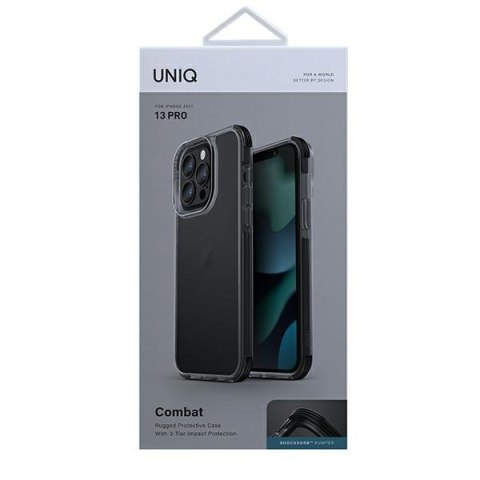 UNIQ etui Combat iPhone 13 Pro / 136,1" czarny/carbon black