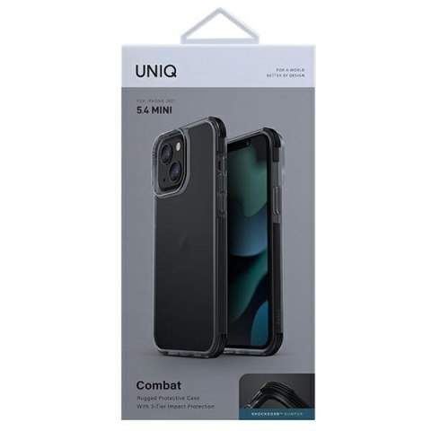 UNIQ etui Combat iPhone 13 mini 5,4"czarny/carbon black