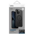UNIQ etui Combat iPhone 14 Pro 6,1"Magclick Charging czarny/concrete charcoal
