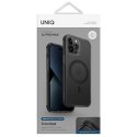 UNIQ etui Combat iPhone 14 Pro Max6,7" Magclick Charging czarny/concrete charcoal