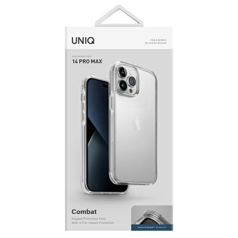 UNIQ etui Combat iPhone 14 Pro Max6,7" przeźroczysty/ Crystal clear