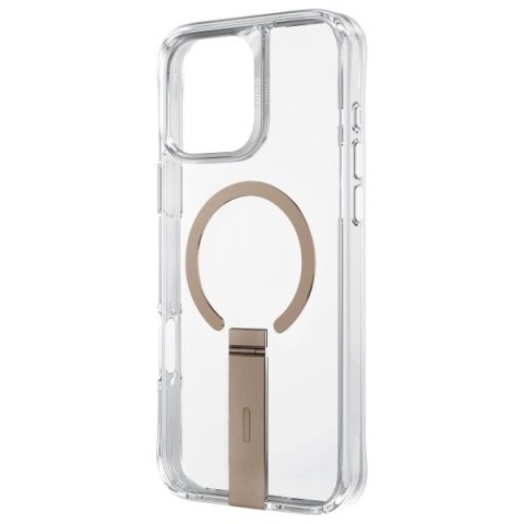 UNIQ etui Eleva with Vertica Stand iPhone 16 Pro 6.3" złoty/taupe gold