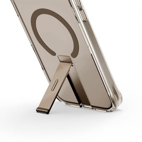 UNIQ etui Eleva with Vertica Stand iPhone 16 Pro 6.3" złoty/taupe gold