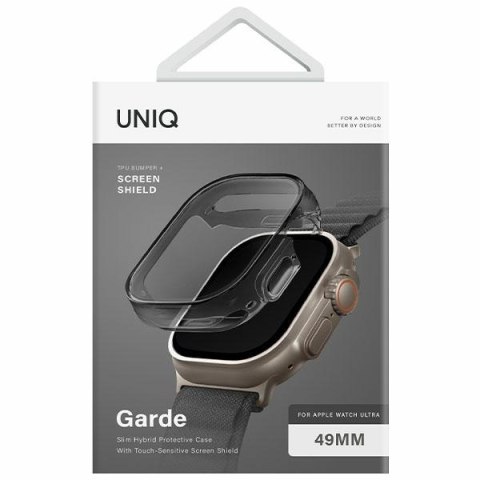UNIQ etui Garde Apple Watch Ultra/Ultra 2/ Ultra 3 49mm szary/smoked grey