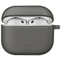 UNIQ etui Glase AirPods 4 dymny/glossy smoke