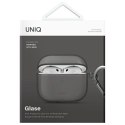 UNIQ etui Glase AirPods 4 dymny/glossy smoke