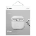 UNIQ etui Glase AirPods 4 przezroczysty/glossy clear