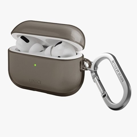 UNIQ etui Glase AirPods Pro 2 gen(2022/2023) dymny/glossy smoke