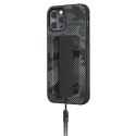 UNIQ etui Heldro iPhone 12/12 Pro 6,1"czarny moro/charcoal camo Antimicrobial