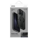 UNIQ etui Heldro Max iPhone 16 Pro 6.3" Magclick Charging czarny/vapour smoke