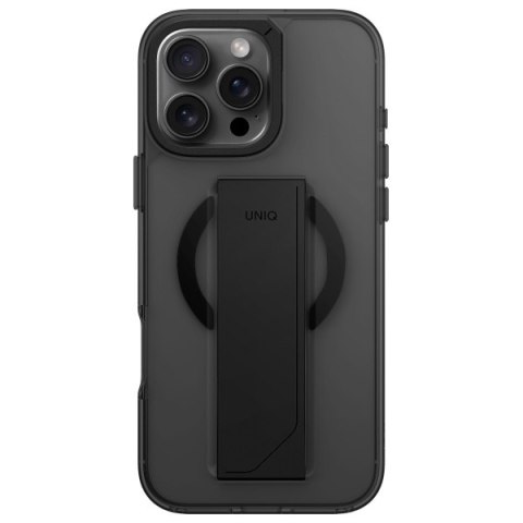 UNIQ etui Heldro Max iPhone 16 Pro Max 6.9" Magclick Charging czarny/vapour smoke