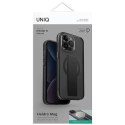UNIQ etui Heldro Mag iPhone 15 Pro Max6.7" Magclick Charging czarny/vapour smoke