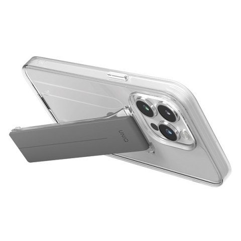 UNIQ etui Heldro Mount with Stand iPhone15 Pro 6.1" przeźroczysty/lucent clear
