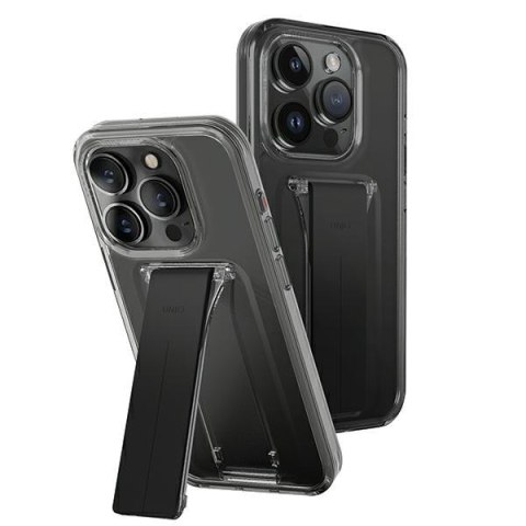 UNIQ etui Heldro Mount with Stand iPhone15 Pro Max 6.7" dymny/vapour smoke