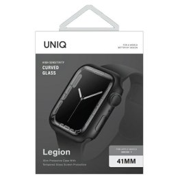 UNIQ etui Legion Apple Watch Series 7/8//9 41mm czarny/black