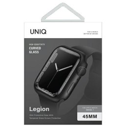UNIQ etui Legion Apple Watch Series 7/8/9 45mm czarny/black