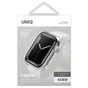UNIQ etui Legion Apple Watch Series 7/8/9 45mm przezroczysty/clear