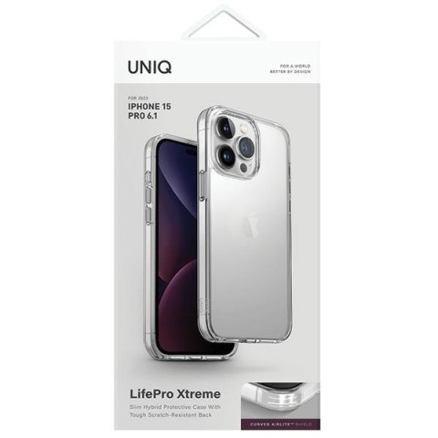 UNIQ etui LifePro Xtreme iPhone 15 Pro6.1" przeźroczysty/crystal clear