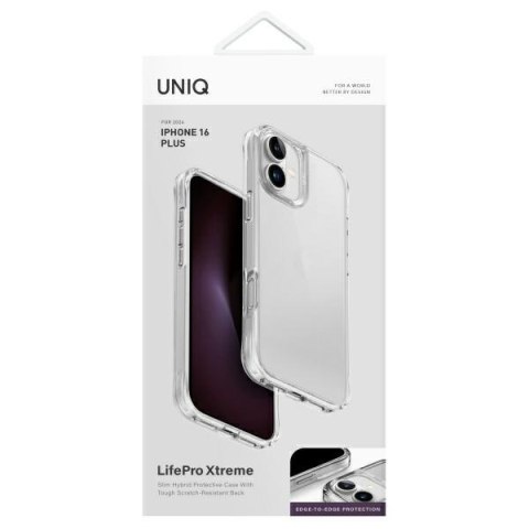UNIQ etui LifePro Xtreme iPhone 16 Plus6.7" przezroczysty/clear