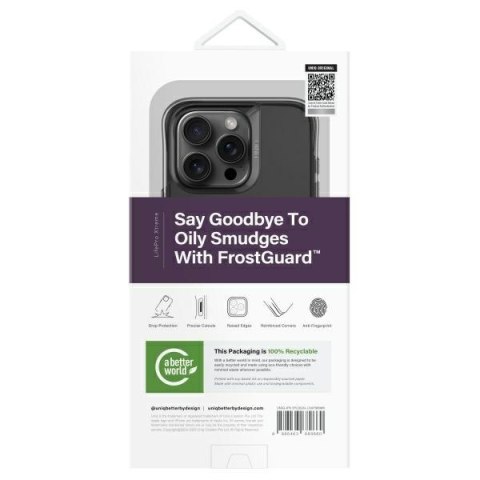 UNIQ etui LifePro Xtreme iPhone 16 Pro 6.3" Magclick charging szary/smoked