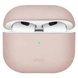 UNIQ etui Lino AirPods 3 gen.Silicone różowy/blush pink