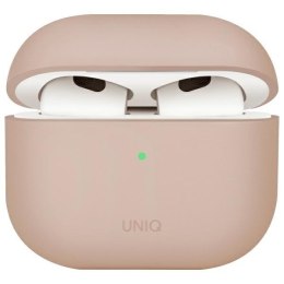 UNIQ etui Lino AirPods 4 Silicone różowy/pink blush