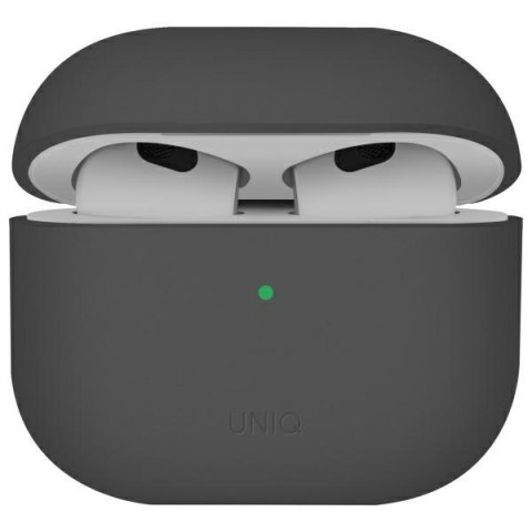 UNIQ etui Lino AirPods 4 Silicone szary/ash grey