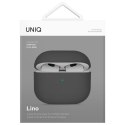 UNIQ etui Lino AirPods 4 Silicone szary/ash grey