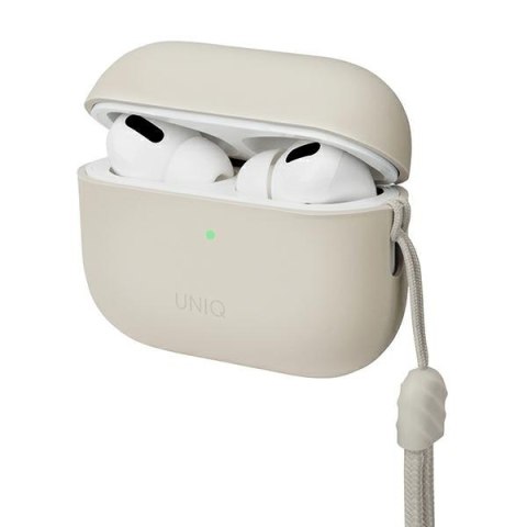 UNIQ etui Lino AirPods Pro 2 genSilicone (2022/2023) beżowy/beige ivory