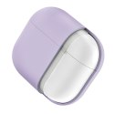 UNIQ etui Lino AirPods Pro 2 genSilicone (2022/2023) liliowy/lilac lavender