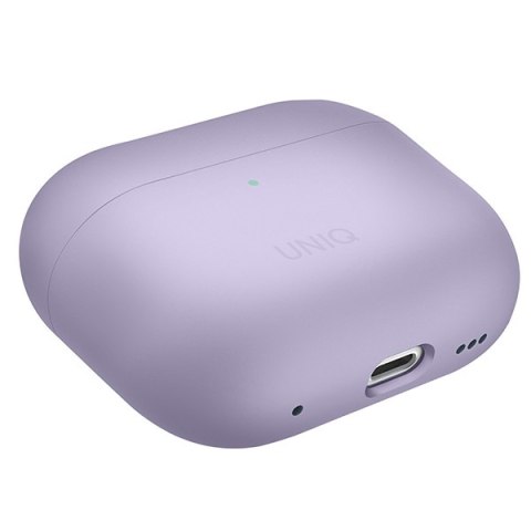 UNIQ etui Lino AirPods Pro 2 genSilicone (2022/2023) liliowy/lilac lavender