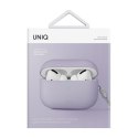 UNIQ etui Lino AirPods Pro 2 genSilicone (2022/2023) liliowy/lilac lavender