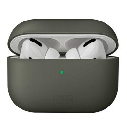 UNIQ etui Lino AirPods ProSilicone szary/grey moss
