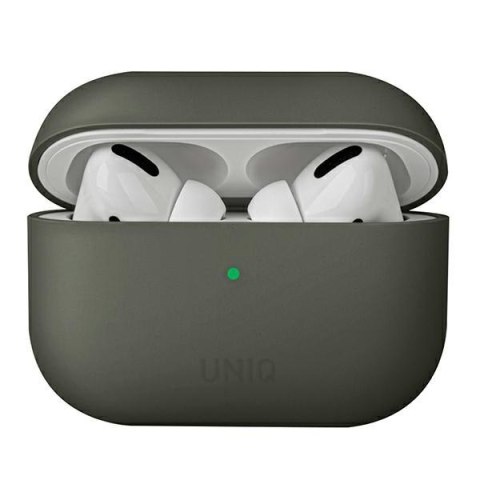UNIQ etui Lino AirPods ProSilicone szary/grey moss