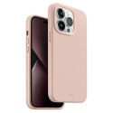 UNIQ etui Lino Hue iPhone 14 Pro Max6,7" Magclick Charging różowy/blush pink
