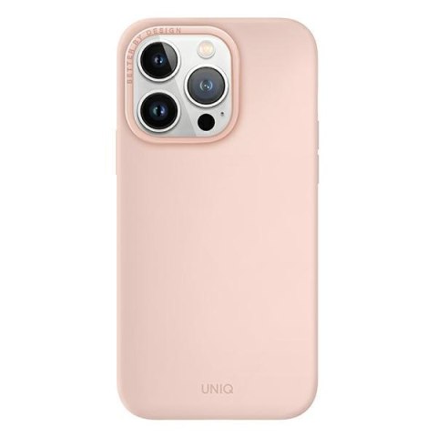 UNIQ etui Lino Hue iPhone 14 Pro Max6,7" Magclick Charging różowy/blush pink