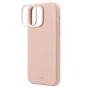 UNIQ etui Lino Hue iPhone 14 Pro Max6,7" Magclick Charging różowy/blush pink