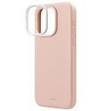 UNIQ etui Lino Hue iPhone 15 Pro Max6.7" Magclick Charging różowy/blush pink