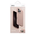 UNIQ etui Lino Hue iPhone 16 Pro 6.3"Magclick Charging różowy/blush pink