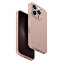 UNIQ etui Lino Hue iPhone 16 Pro 6.3"Magclick Charging różowy/blush pink