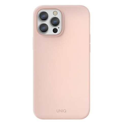 UNIQ etui Lino iPhone 13 Pro Max 6,7"różowy/blush pink