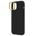 UNIQ etui Lino iPhone 14 Plus / 15 Plus6.7" czarny/midnight black
