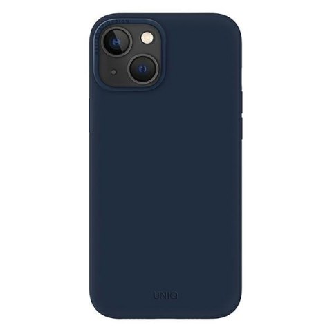 UNIQ etui Lino iPhone 14 Plus / 15 Plus6.7" niebieski/marine blue
