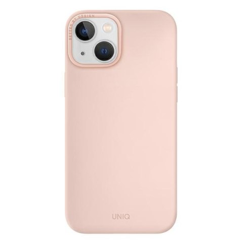 UNIQ etui Lino iPhone 14 Plus / 15 Plus6.7" różowy/blush pink
