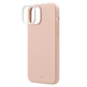 UNIQ etui Lino iPhone 14 Plus / 15 Plus6.7" różowy/blush pink
