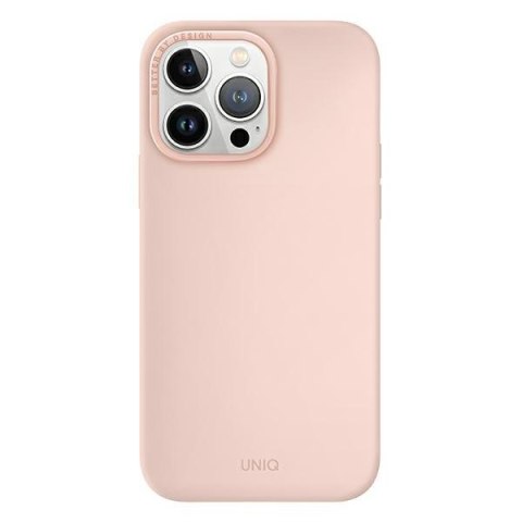 UNIQ etui Lino iPhone 14 Pro 6,1"różowy/pink blush