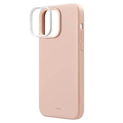 UNIQ etui Lino iPhone 14 Pro 6,1"różowy/pink blush