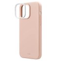 UNIQ etui Lino iPhone 14 Pro Max 6,7"różowy/pink blush