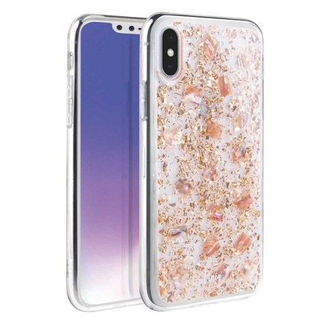 UNIQ etui Lumence Clear iPhone Xs Maxróżowo-złoty/Rosedale rose gold