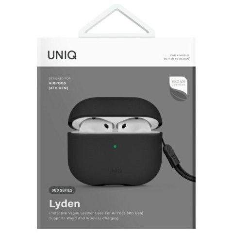 UNIQ etui Lyden DS AirPods 4 czarny/dallas black